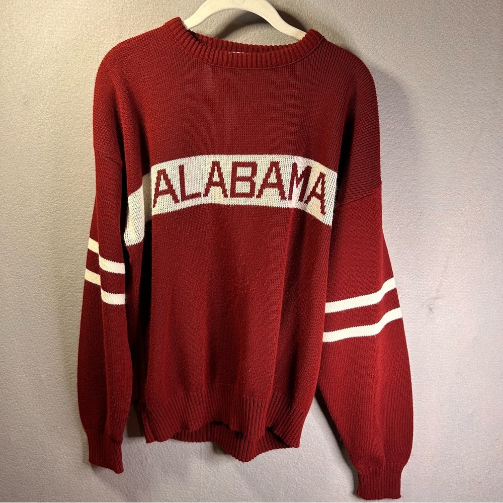 Vintage Alabama Carnet Knitwear RARE Crew Neck Sweater Women’s XL 80sCollegiate